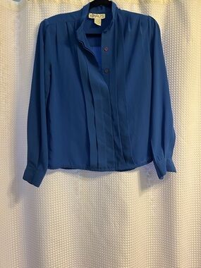 Vintage Royal Blue blouse